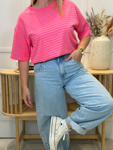 Camiseta Hoz de Anero Fucsia