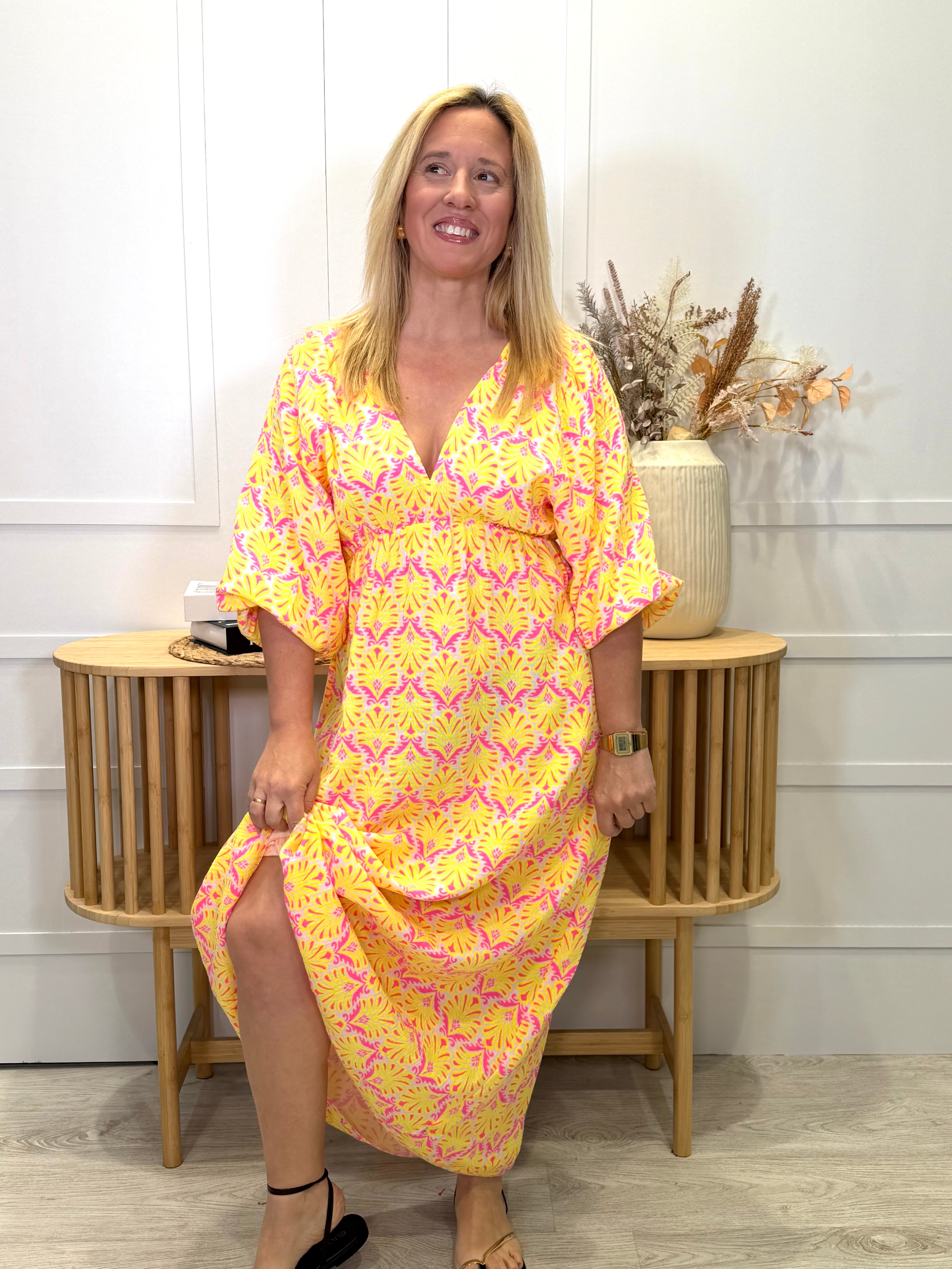 Vestido Frama Amarillo