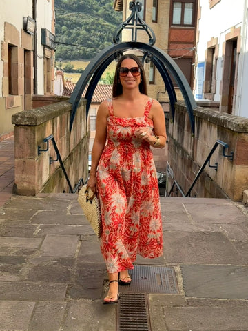 Vestido Los Castros Coral