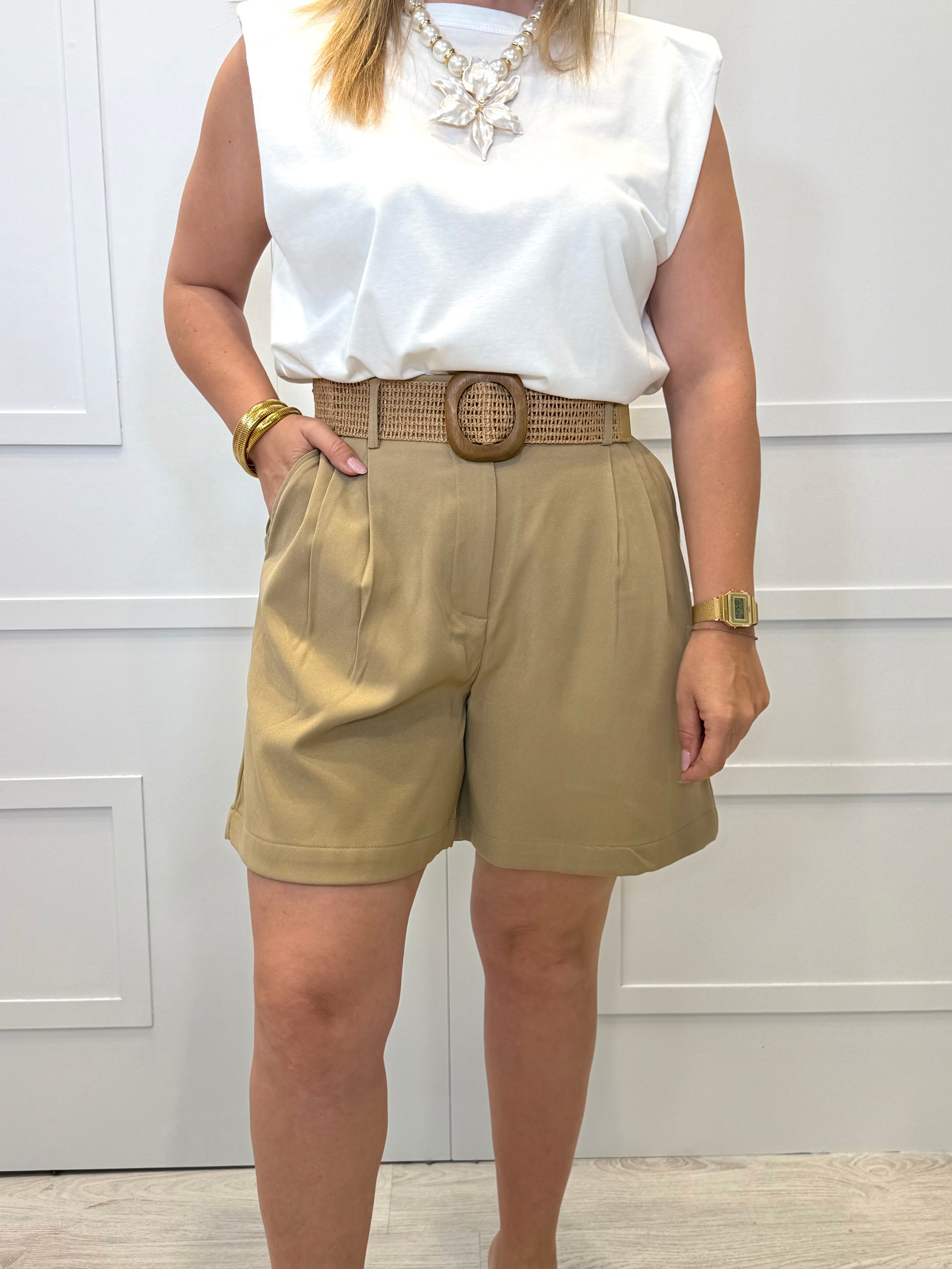 Short Ocejo Beige
