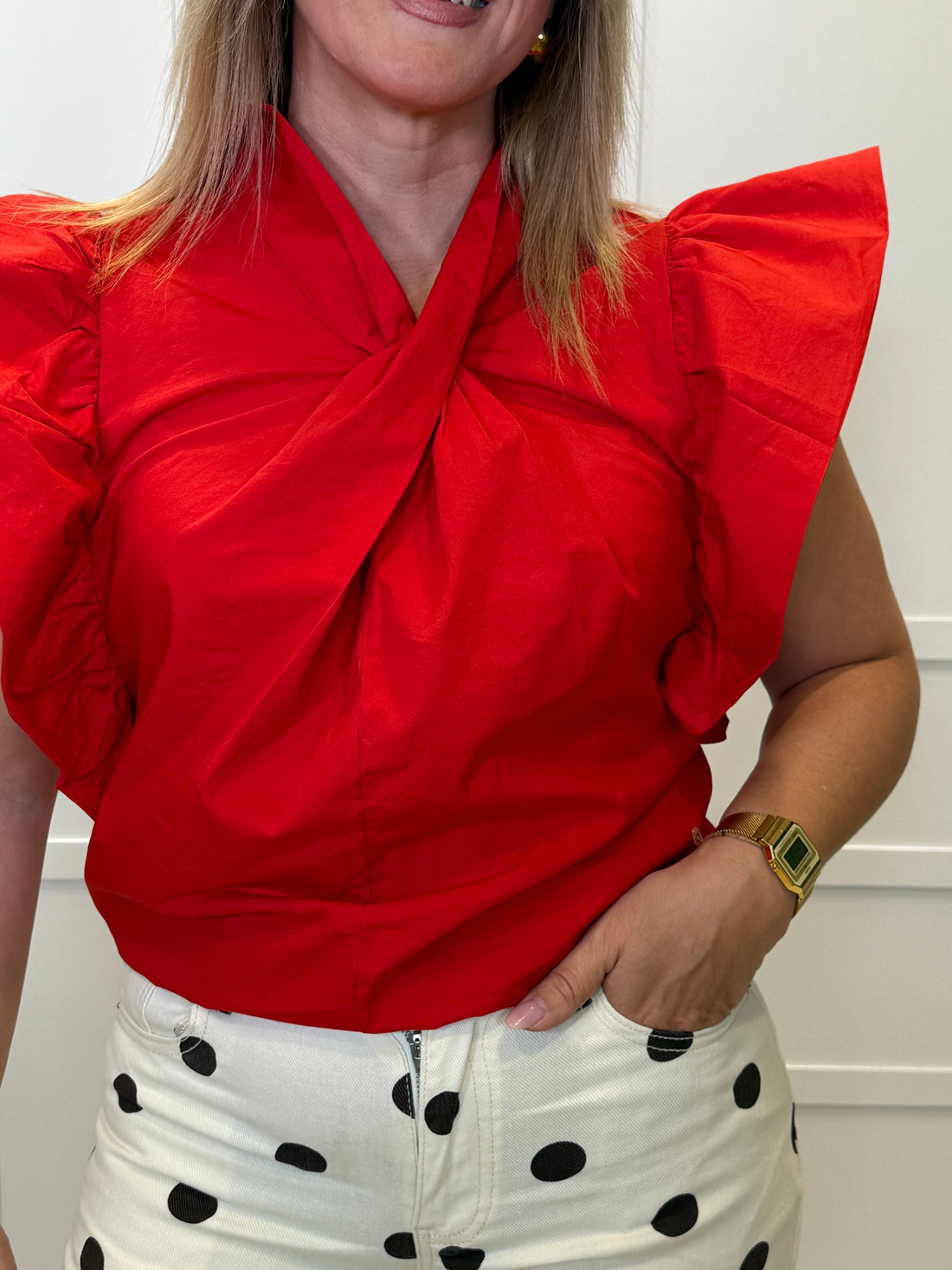 Blusa El Puntal Roja