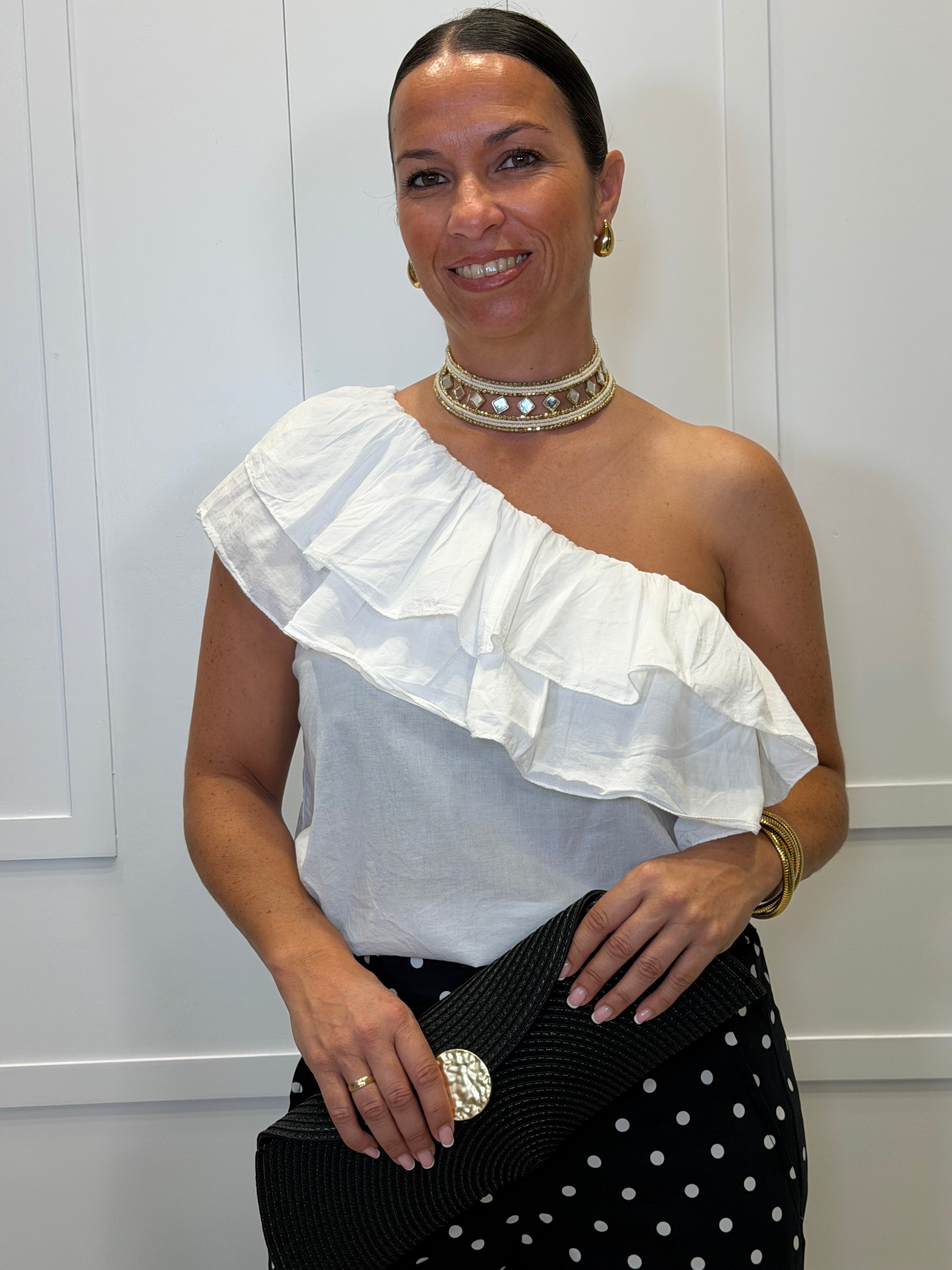 Blusa Anaz Blanca