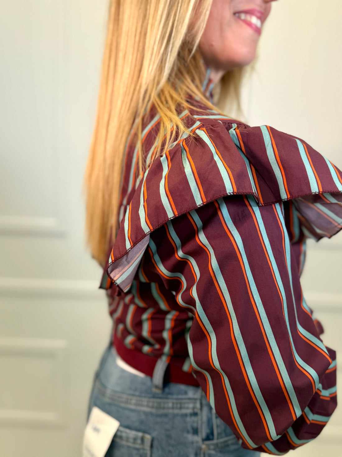 Blusa Lerones  Burdeos
