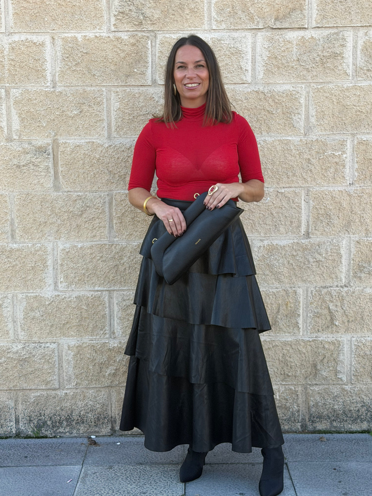 Falda Hinojedo Negra