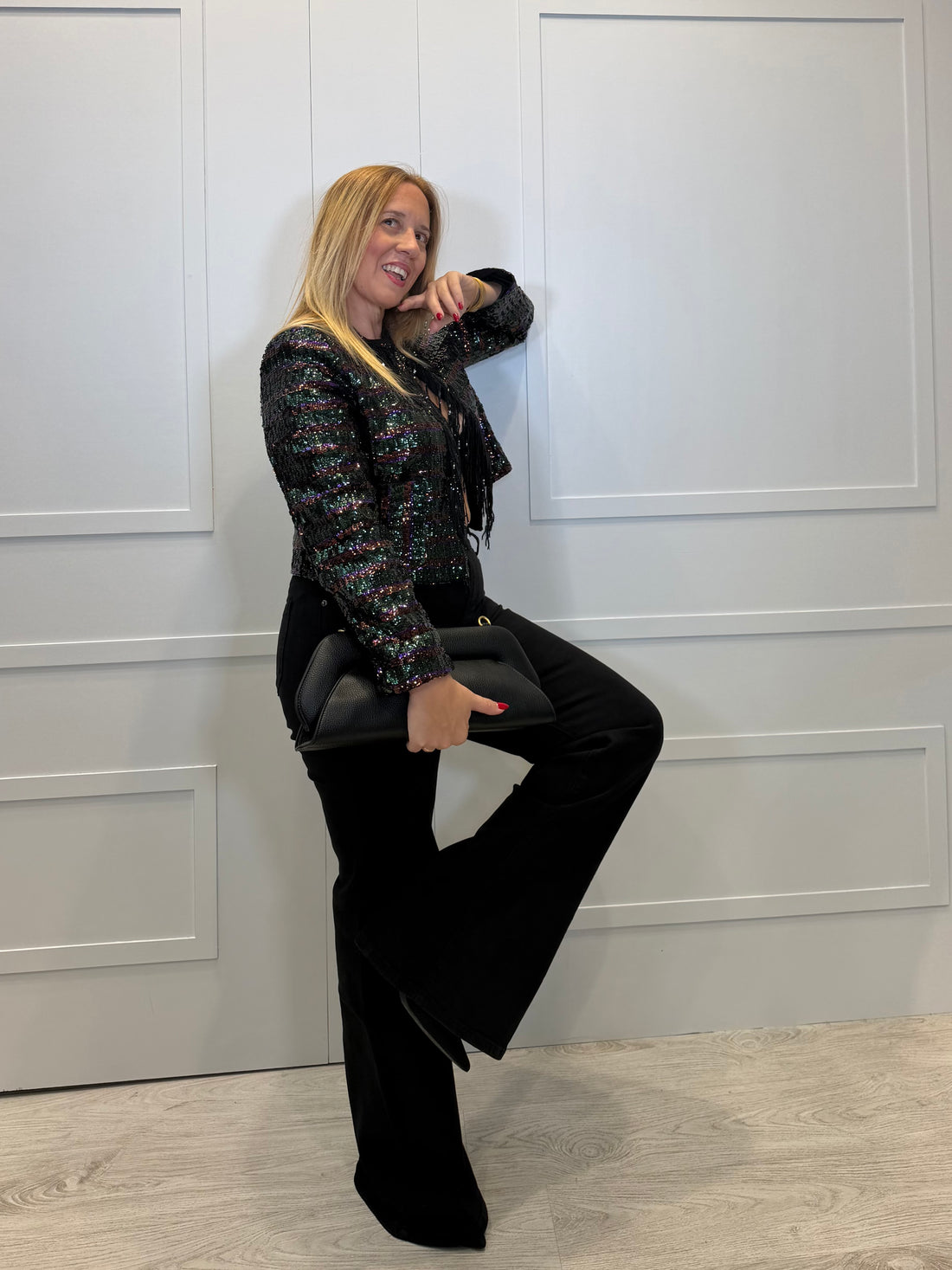 Jeans Bodia Campana Negro