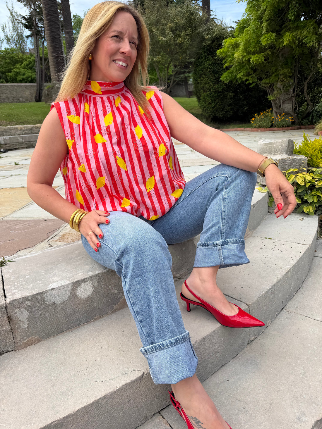 Blusa Medio Cudeyo Rayas