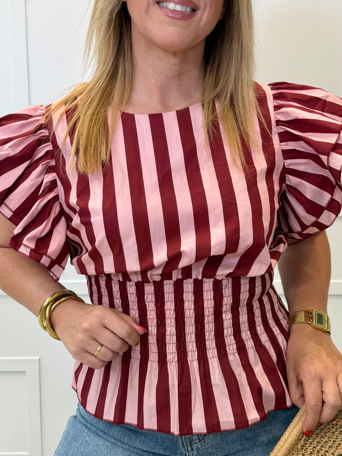 Blusa Marina De Cudeyo Burdeos