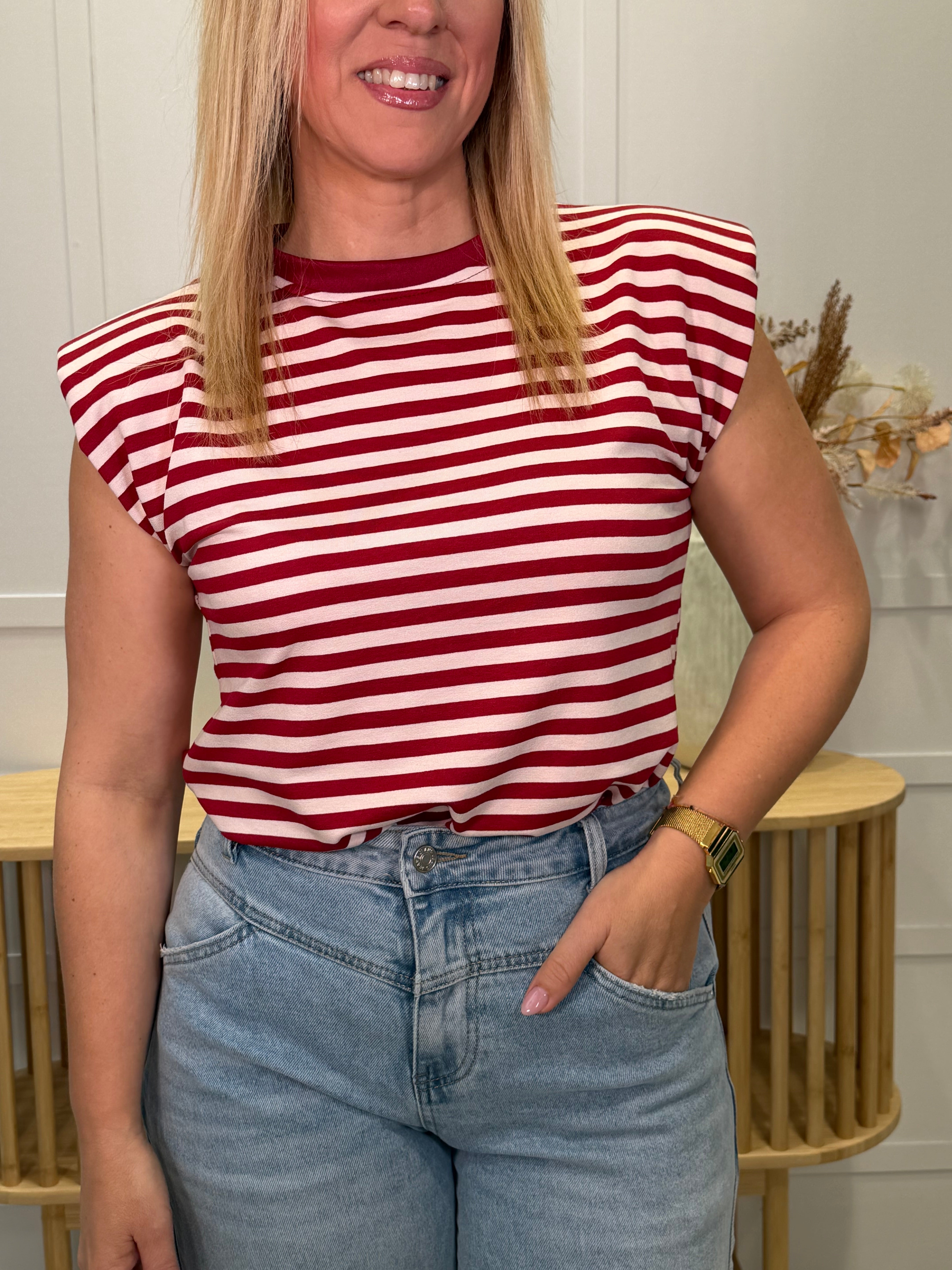 Camiseta Liendo Burdeos