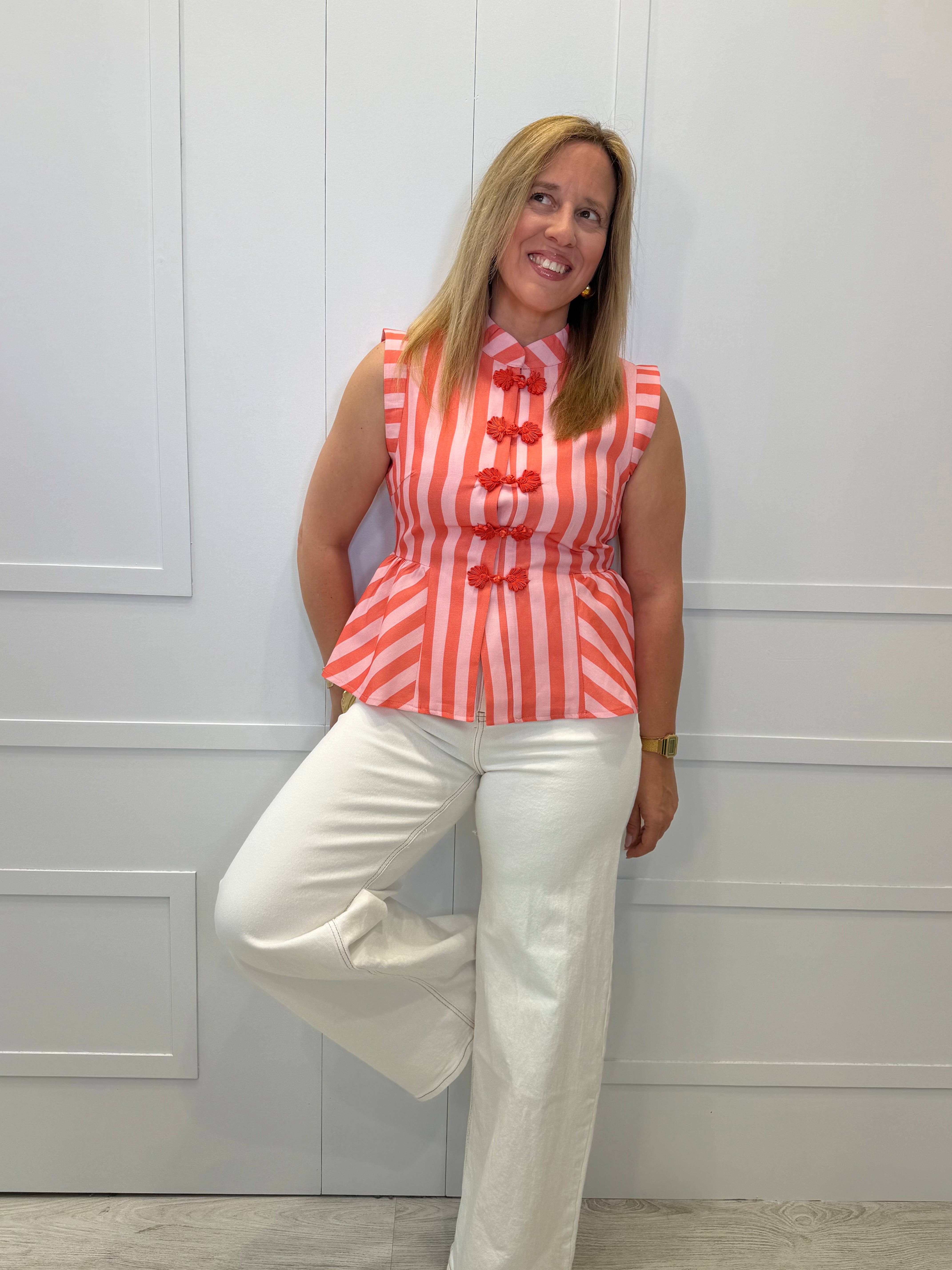 Blusa Villaverde Naranja
