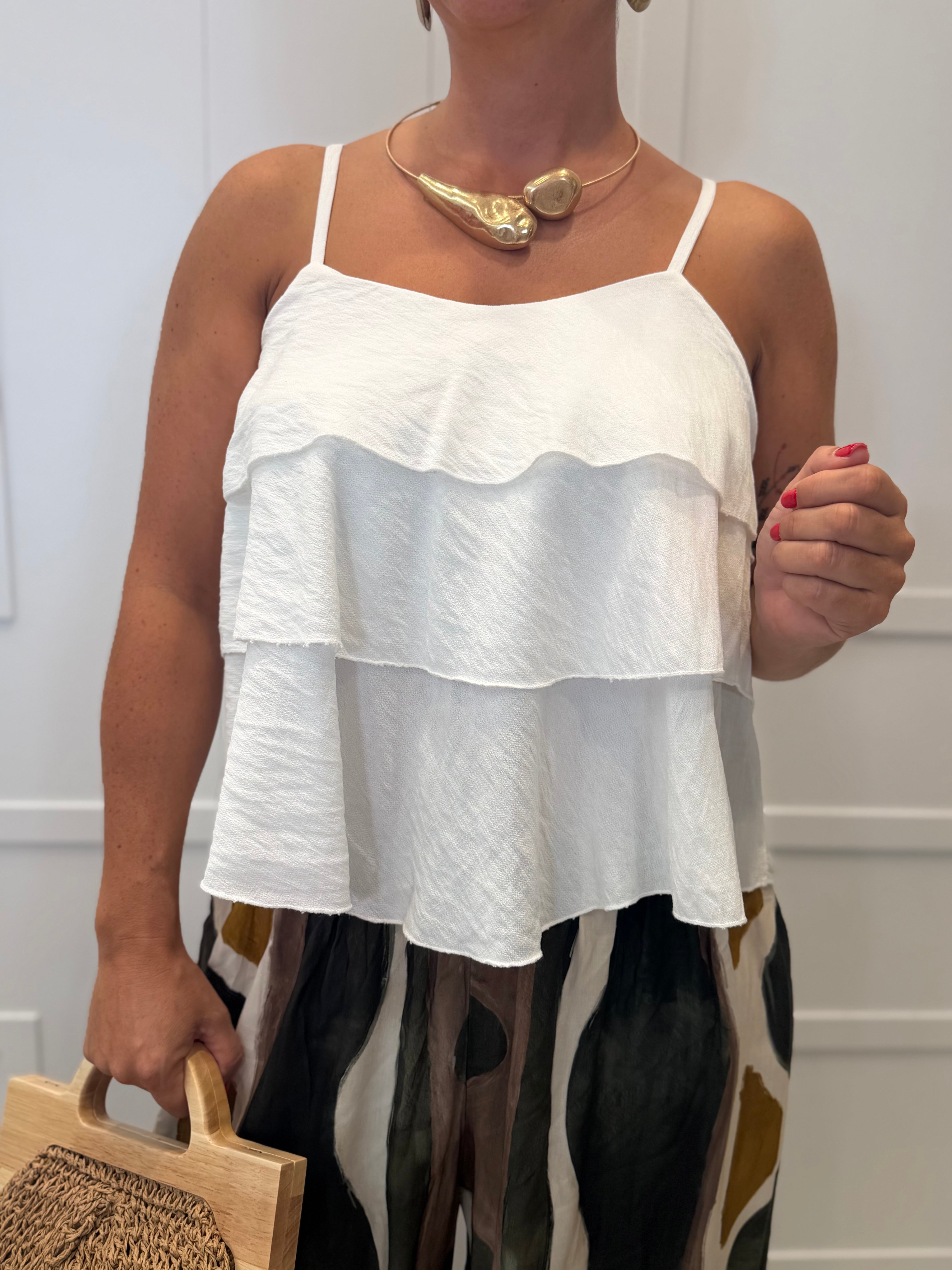 Top Aloños Blanco