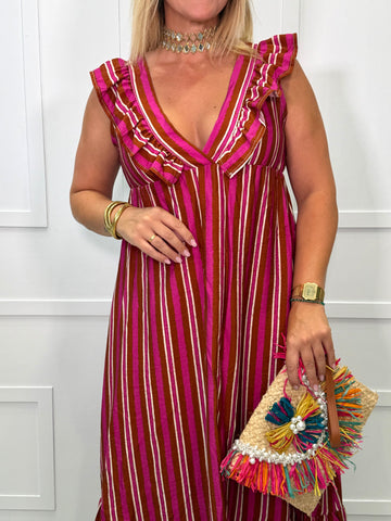 Vestido Polientes Fucsia