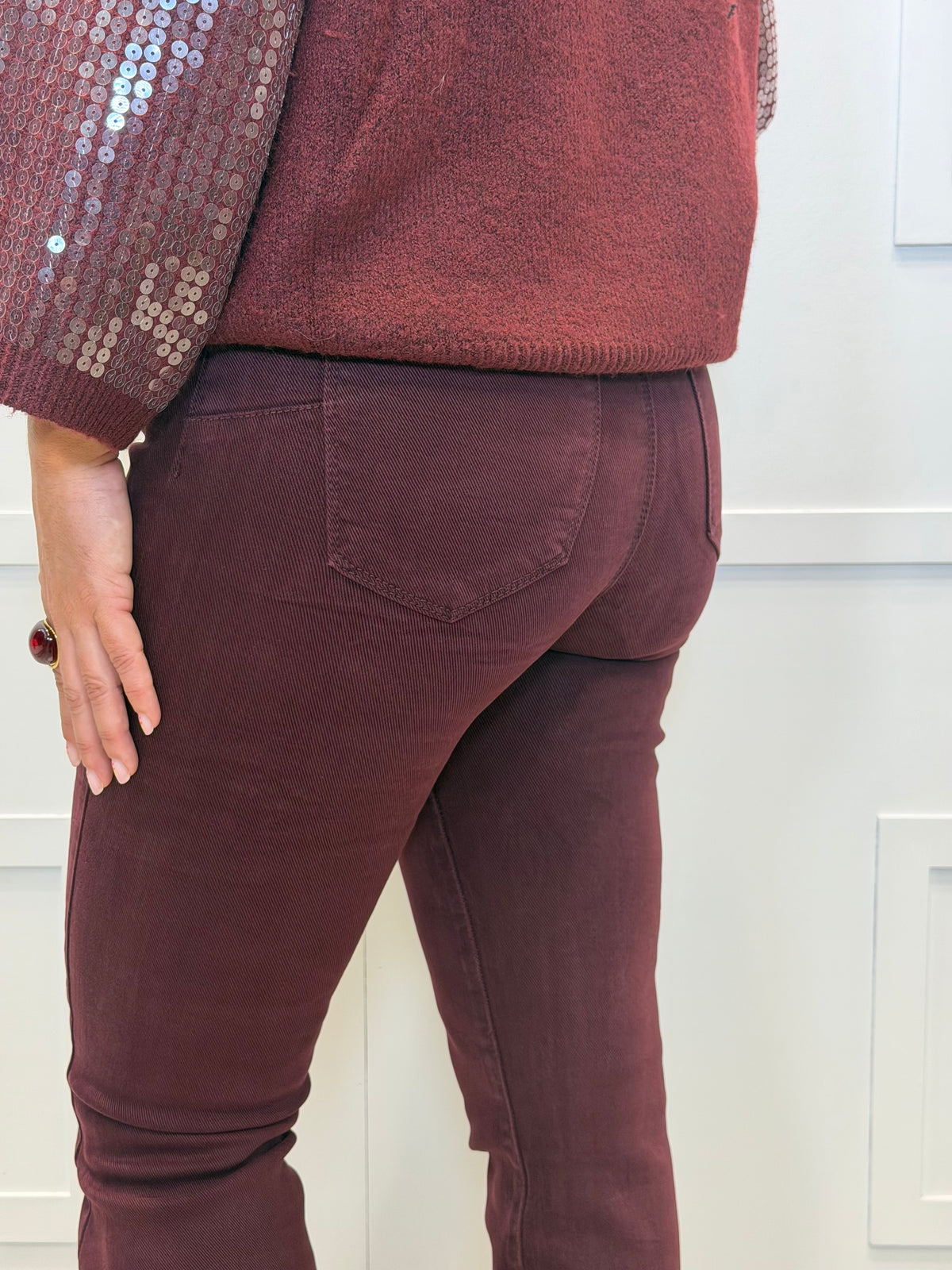 Jeans Ibio Campana burdeos