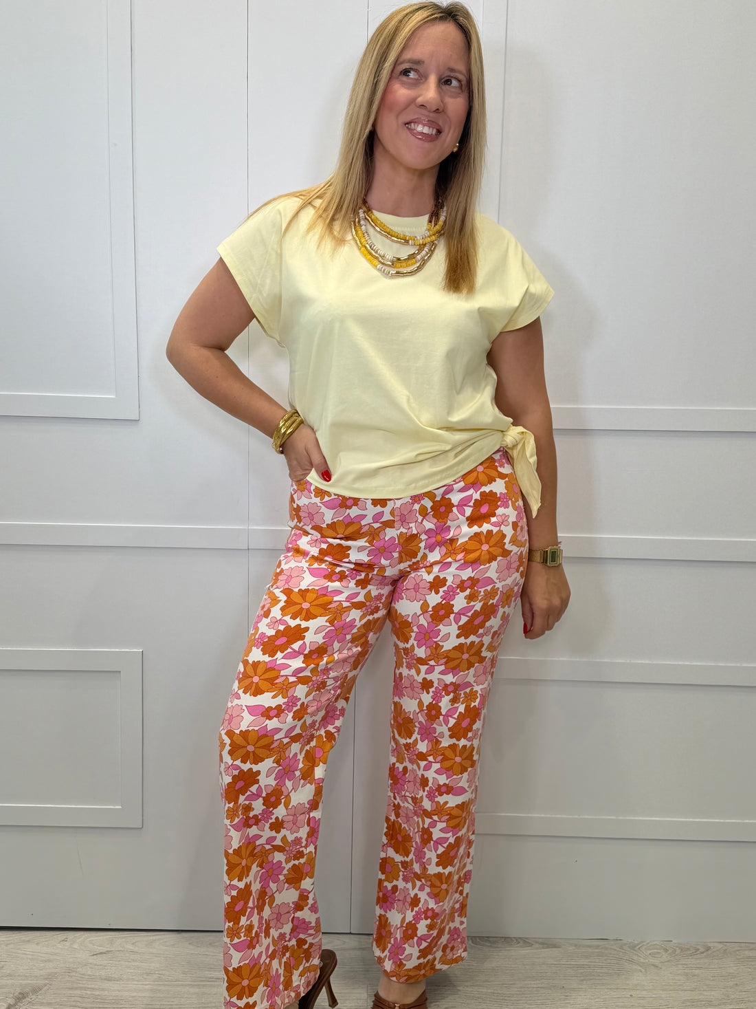 Pantalón Bejes Naranja