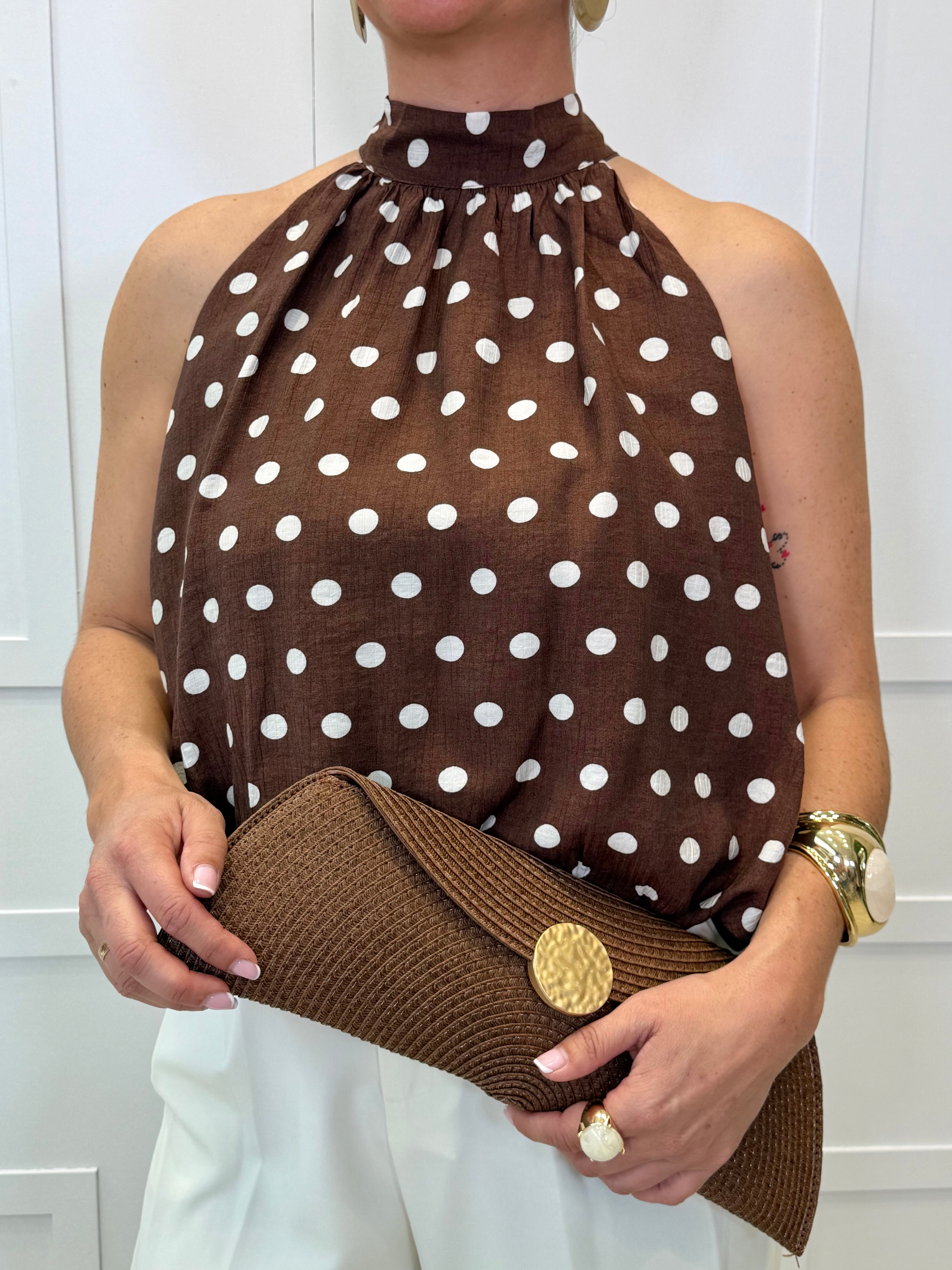 Blusa Naroba Chocolate