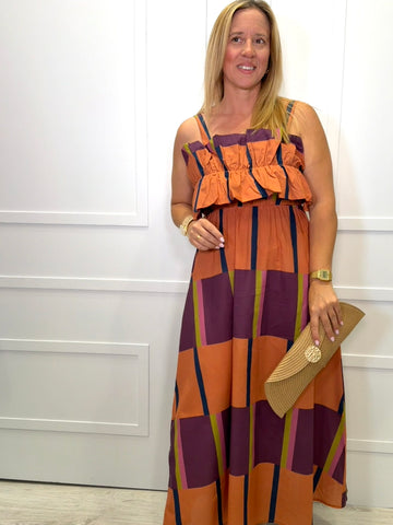 Vestido Cobreces Naranja