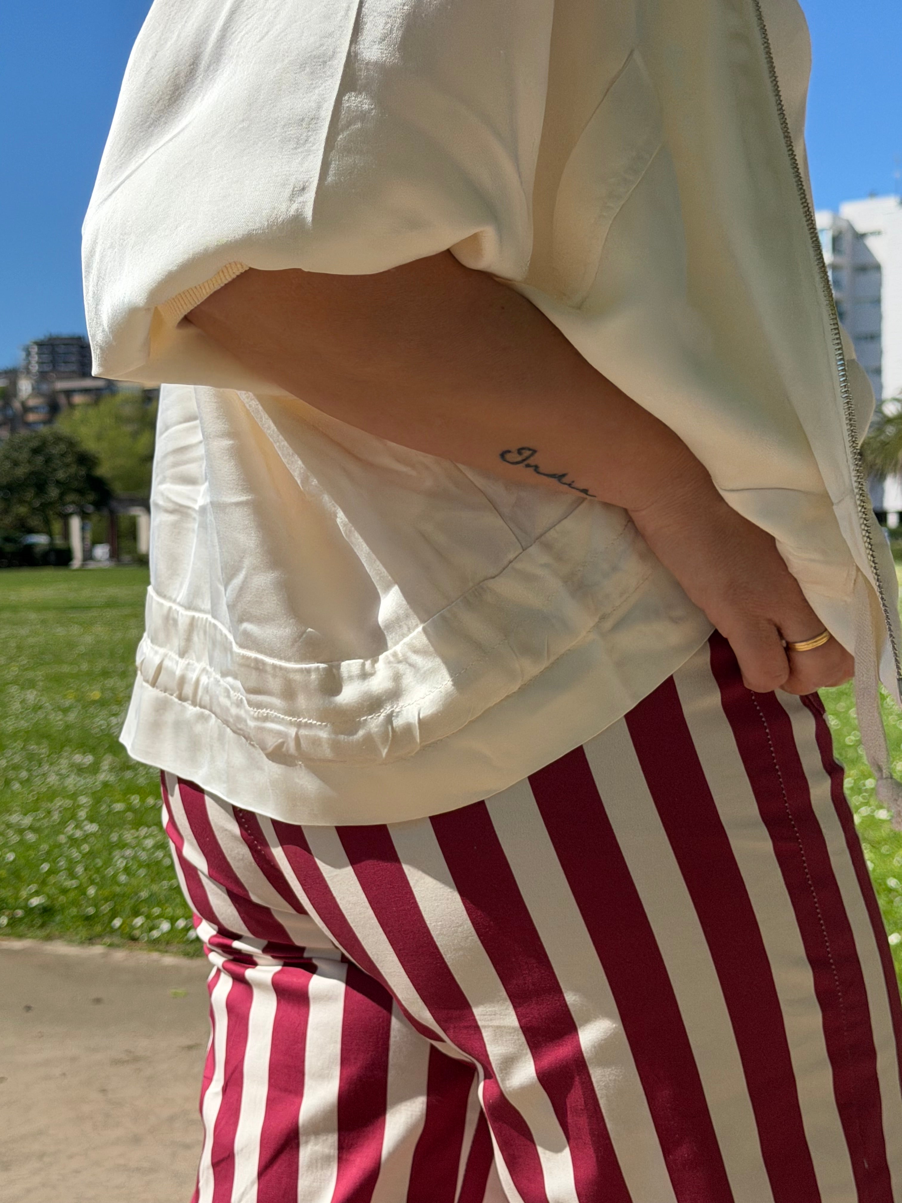 Pantalón Dobres Burdeos