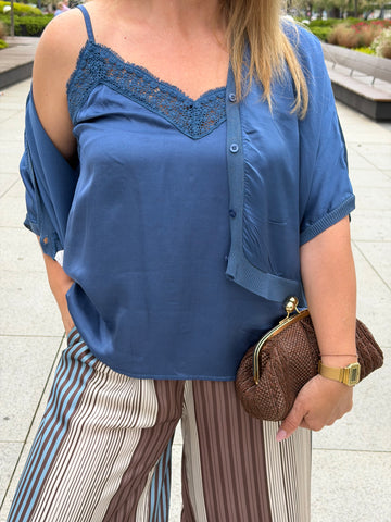 Top Lencero Camijanes Azul