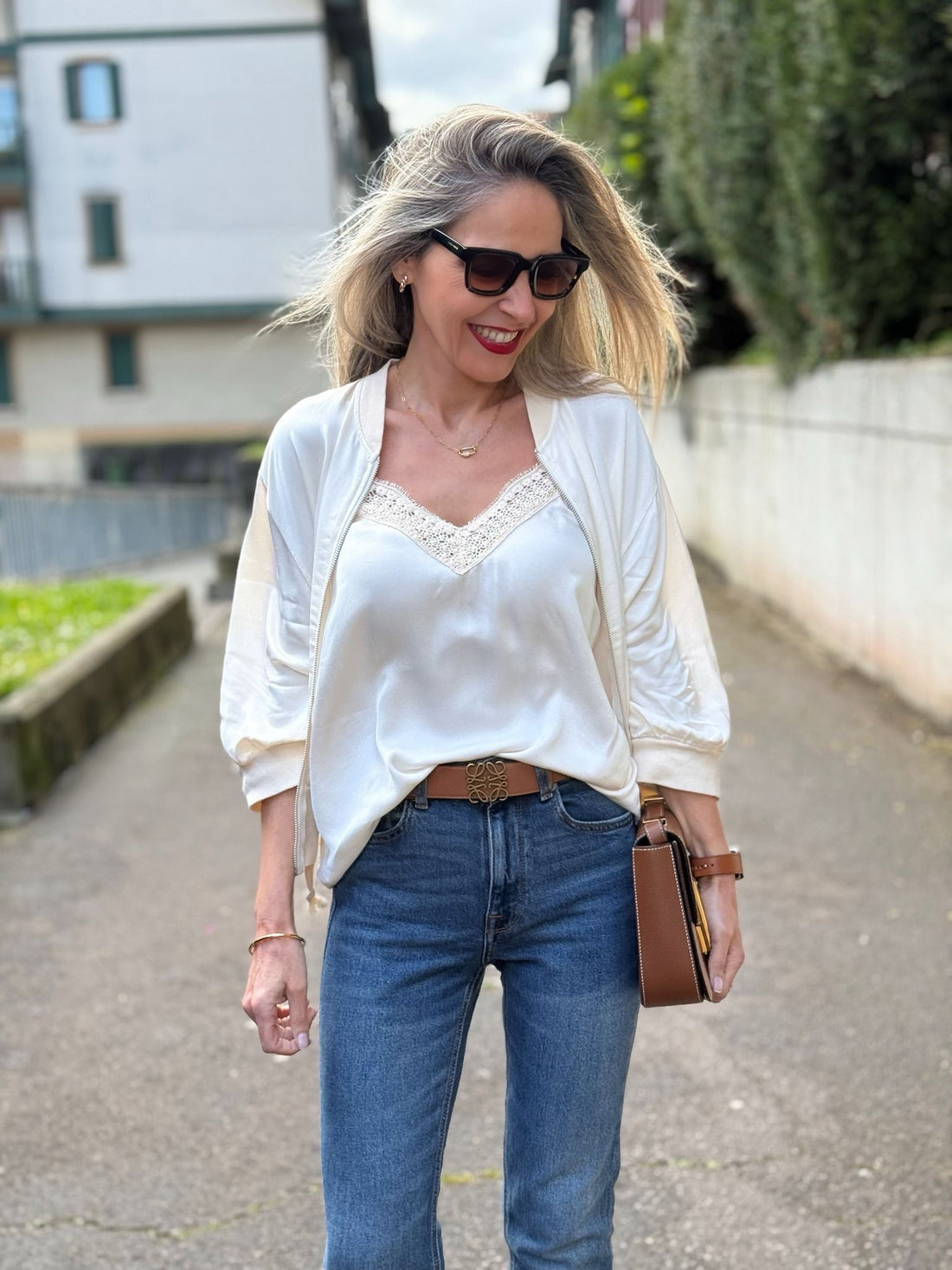 Bomber Caviedes Beige