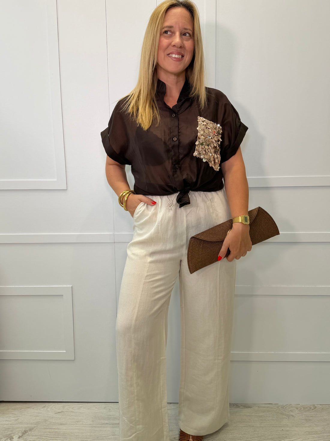 Pantalón Mataleñas Beige