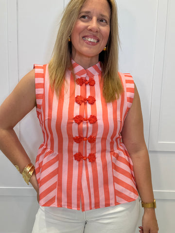 Blusa Villaverde Naranja