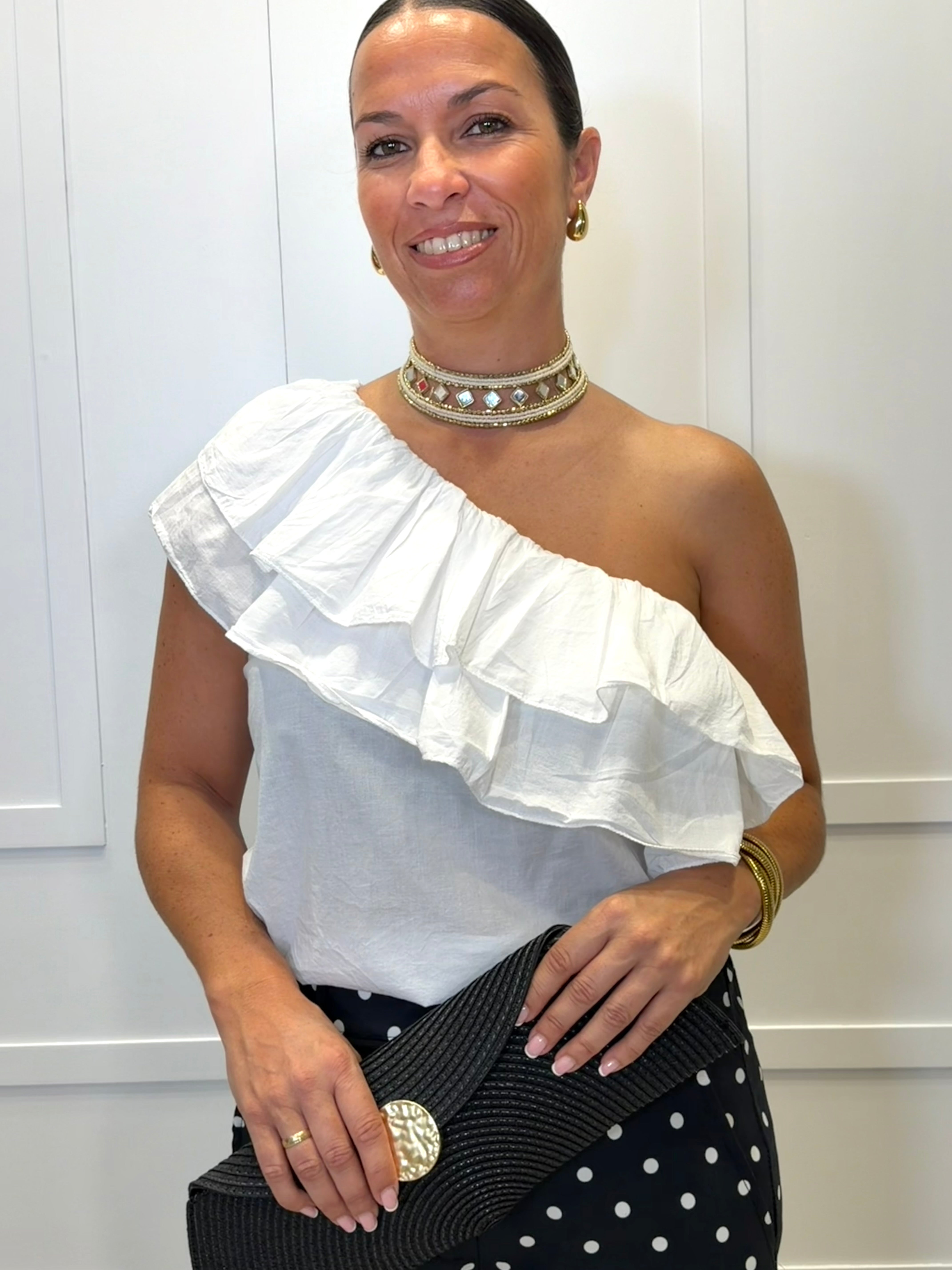 Blusa Anaz Blanca