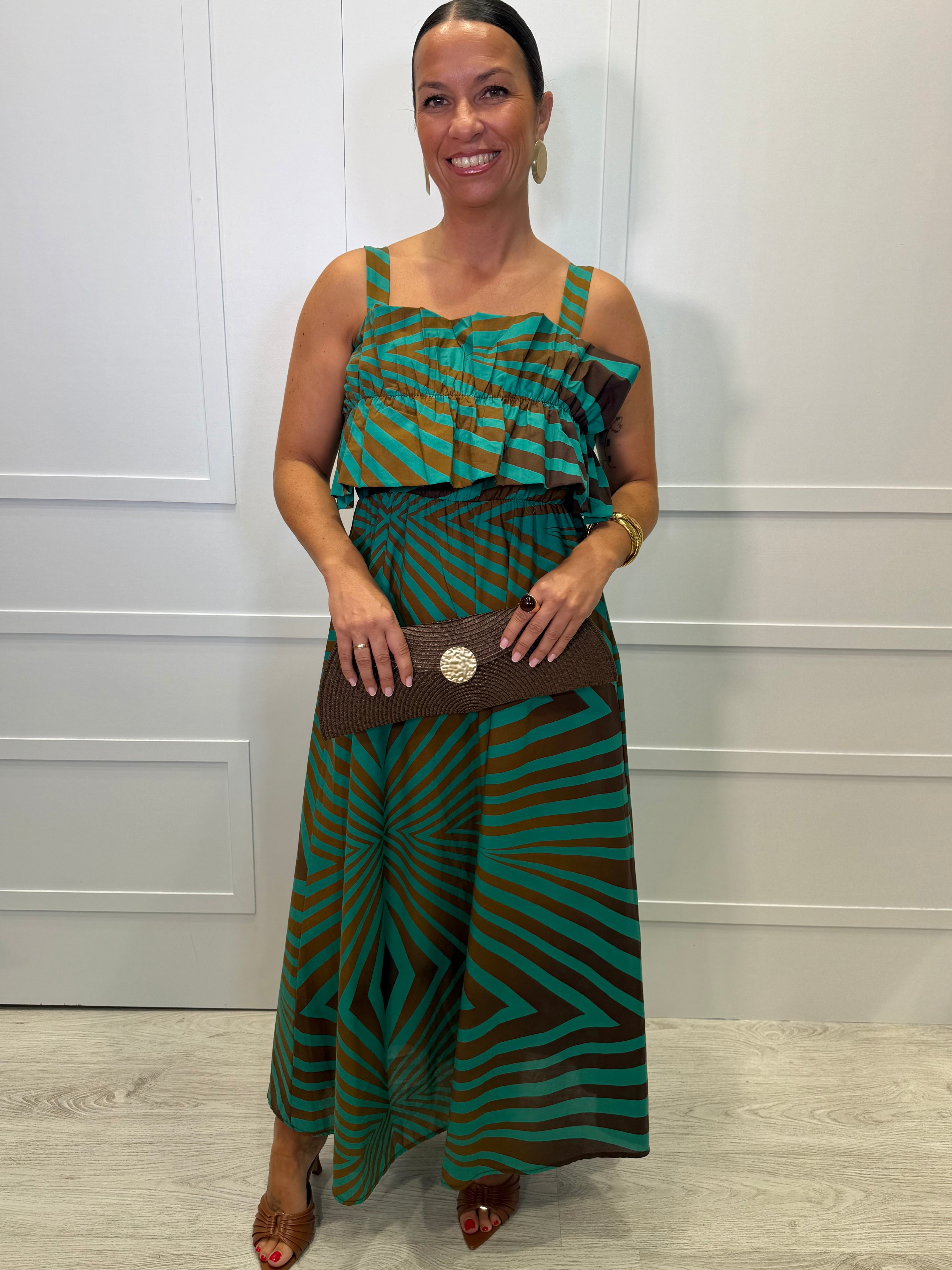 Vestido Valdeolea Turquesa