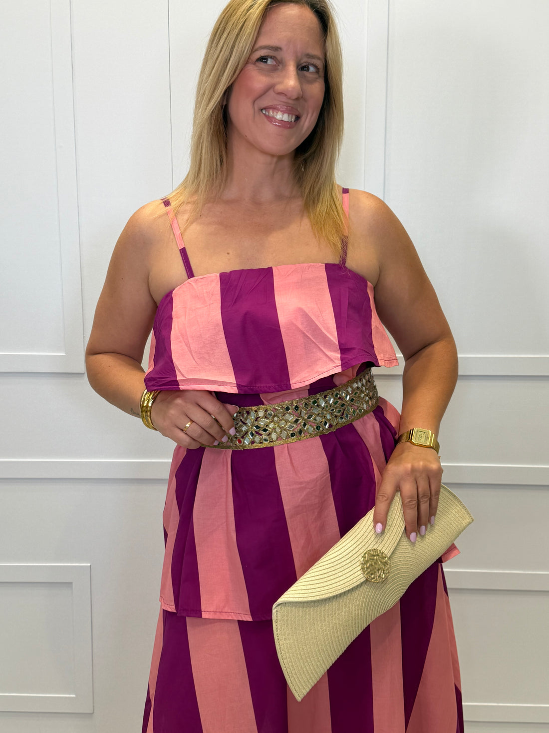 Vestido Los Corrales Fucsia