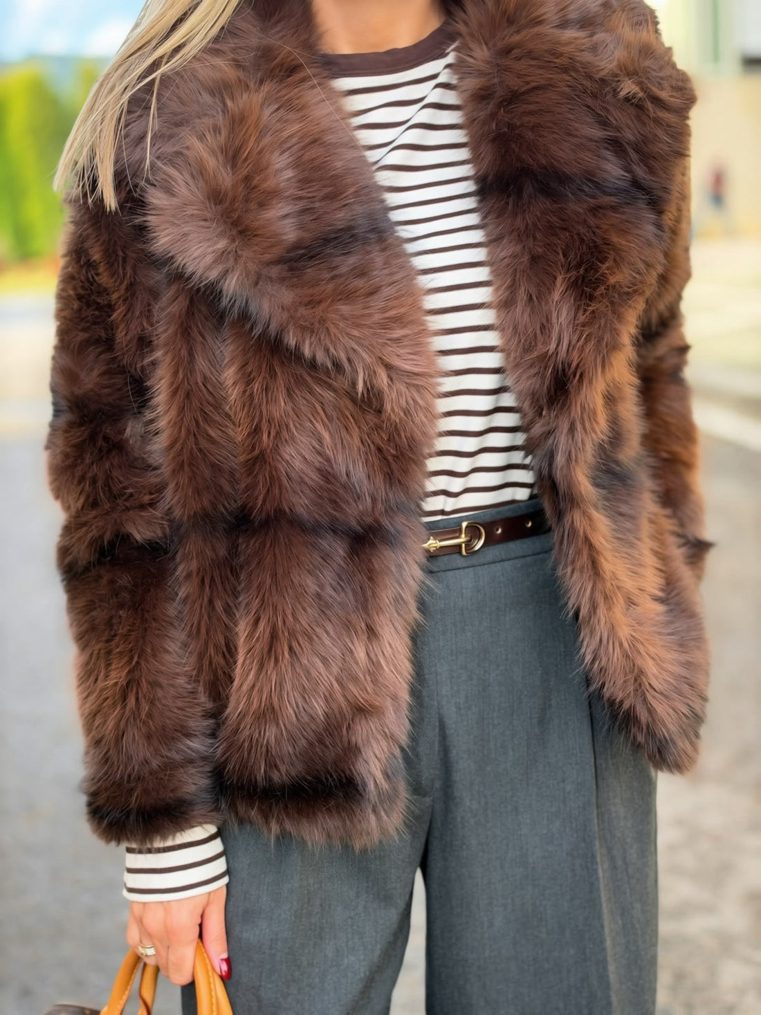 Chaqueta Los Llaos chocolate