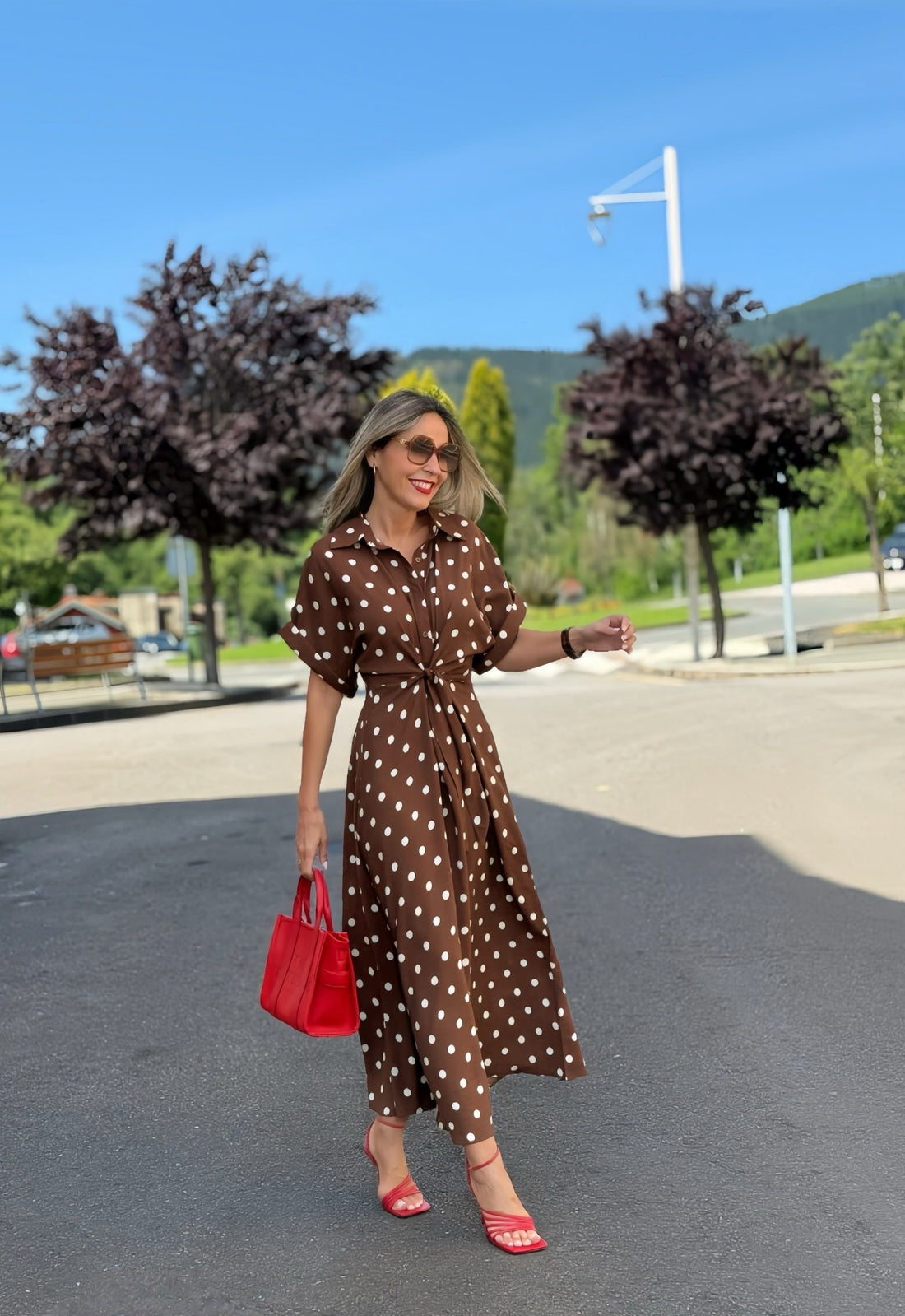 Vestido Anaz chocolate