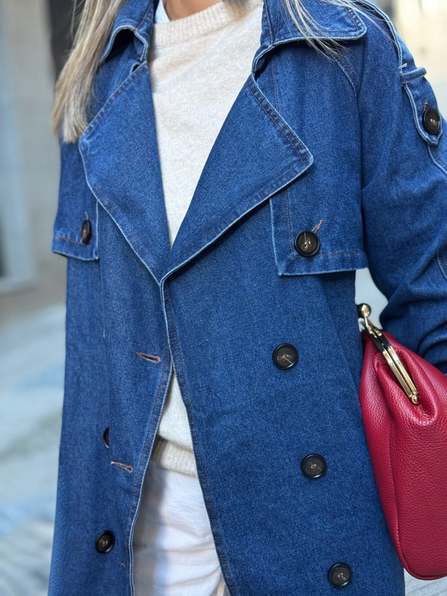 Gabardina Miengo Denim
