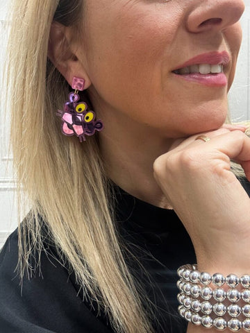 Pendientes Pantera Rosa