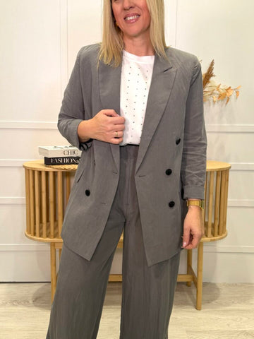 Blazer Borleña Gris