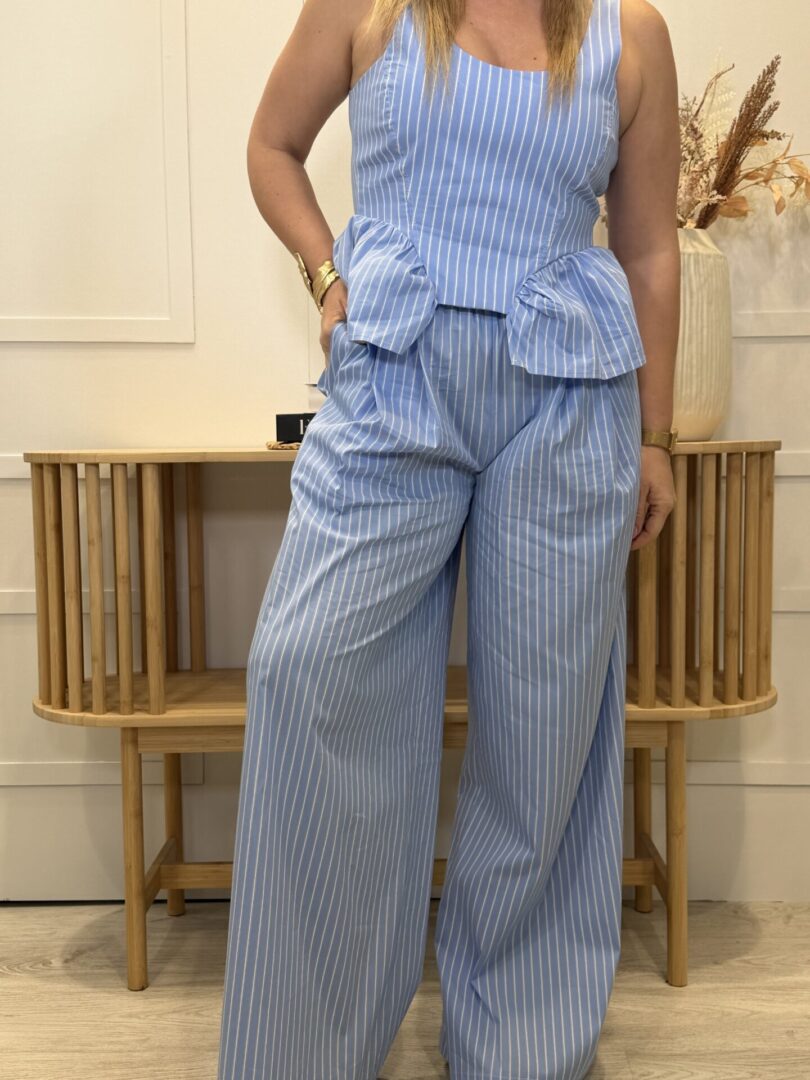 Pantalón Sarón Azul