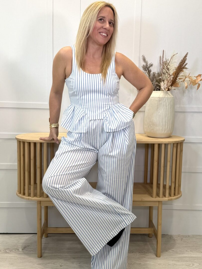 Pantalón Sarón Azul