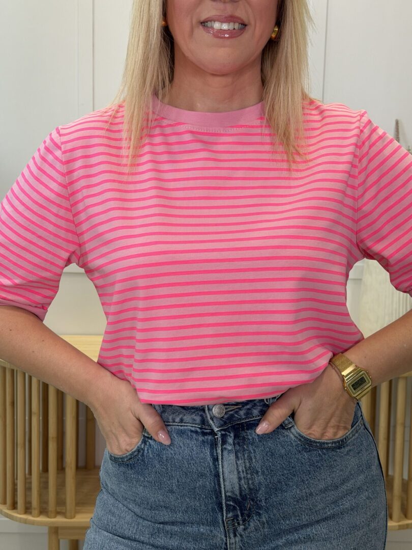 Camiseta Piélagos Rosa
