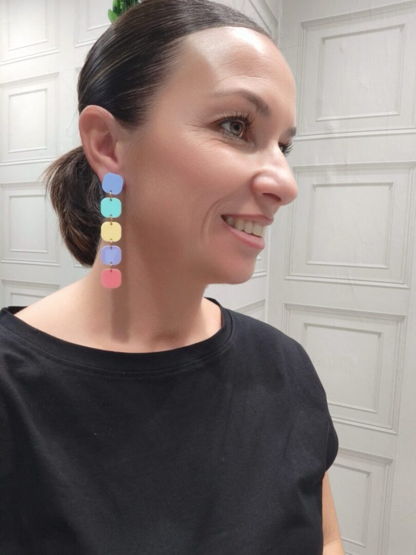 Pendientes Multicuadrado