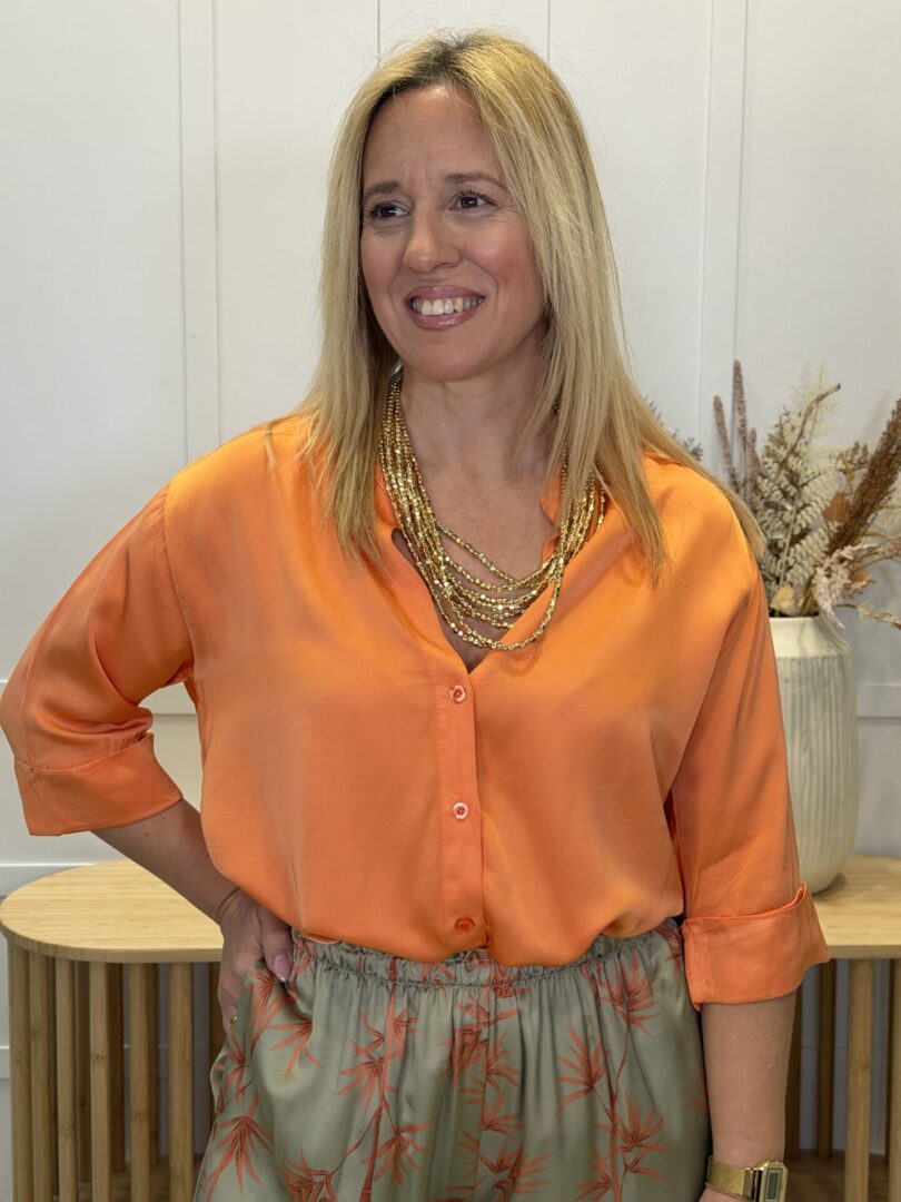 Blusa Arnuero Naranja