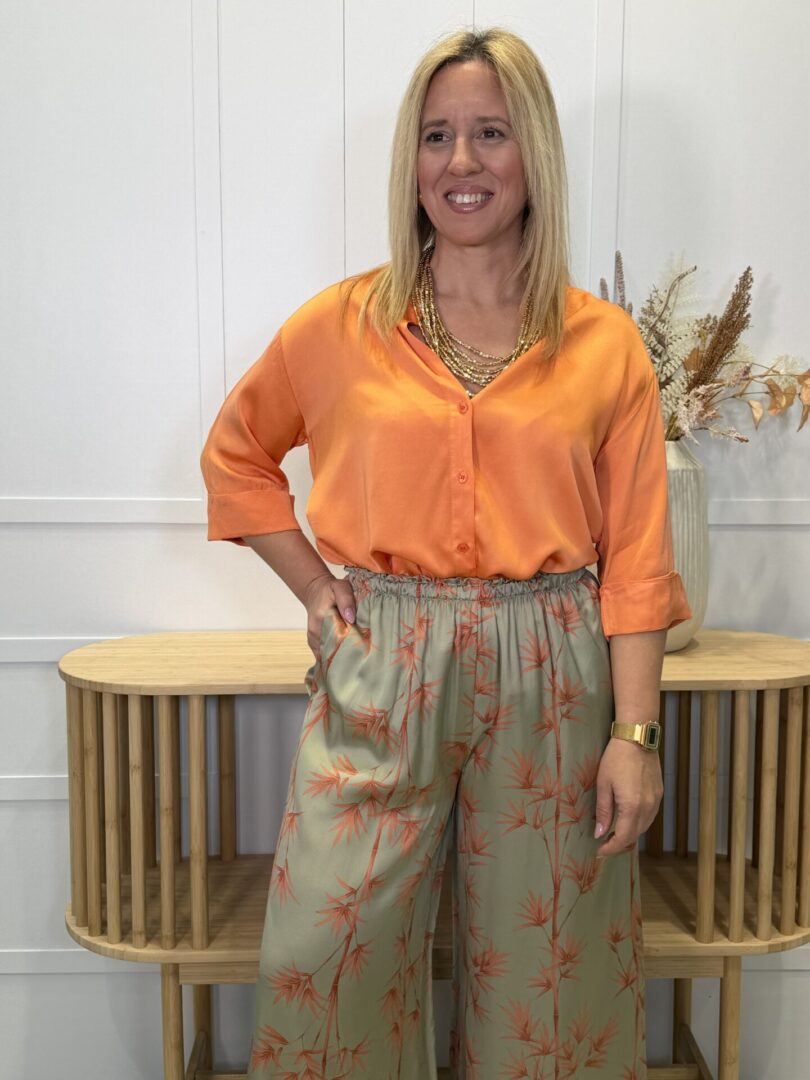 Blusa Arnuero Naranja