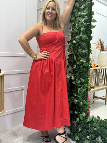 Vestido Pozazal Rojo