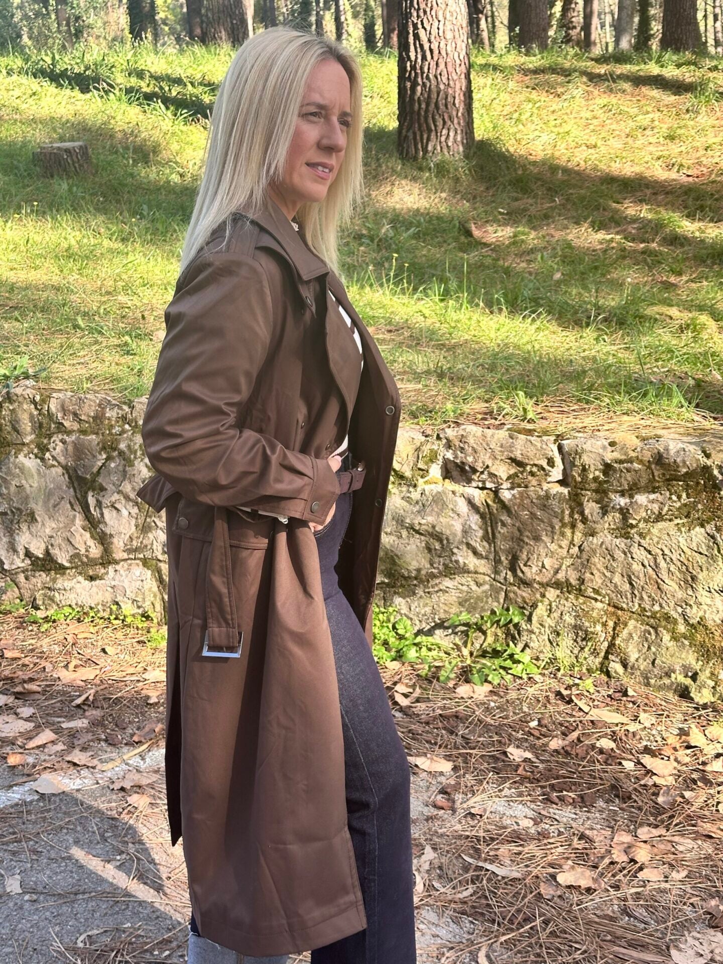 Gabardina Novales Chocolate