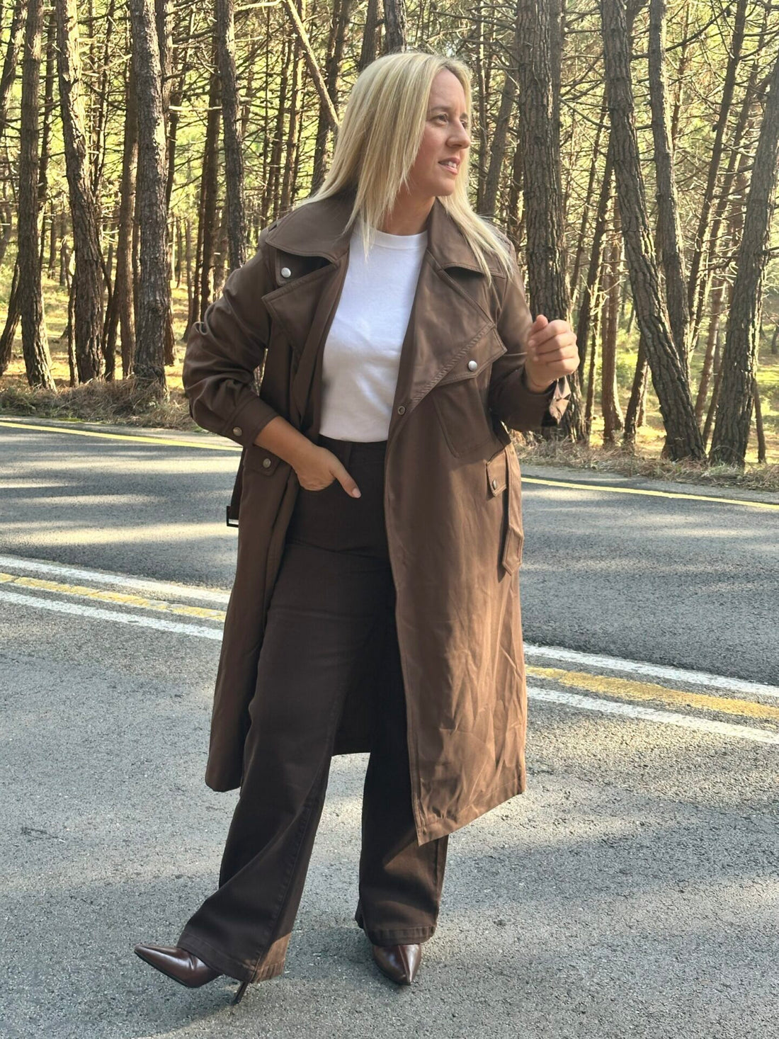 Gabardina Novales Chocolate