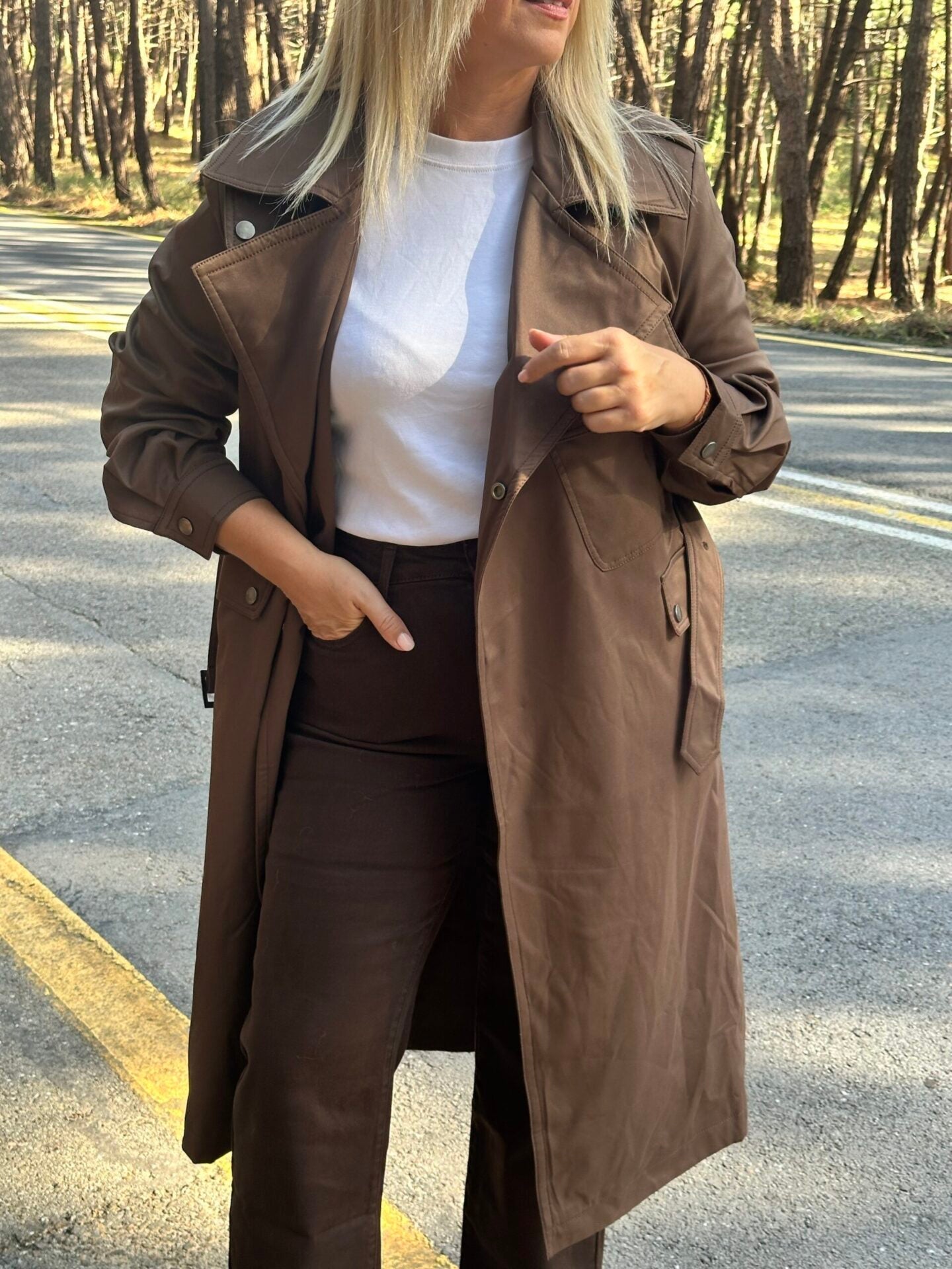 Gabardina Novales Chocolate
