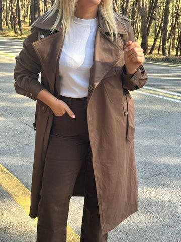 Gabardina Novales Chocolate