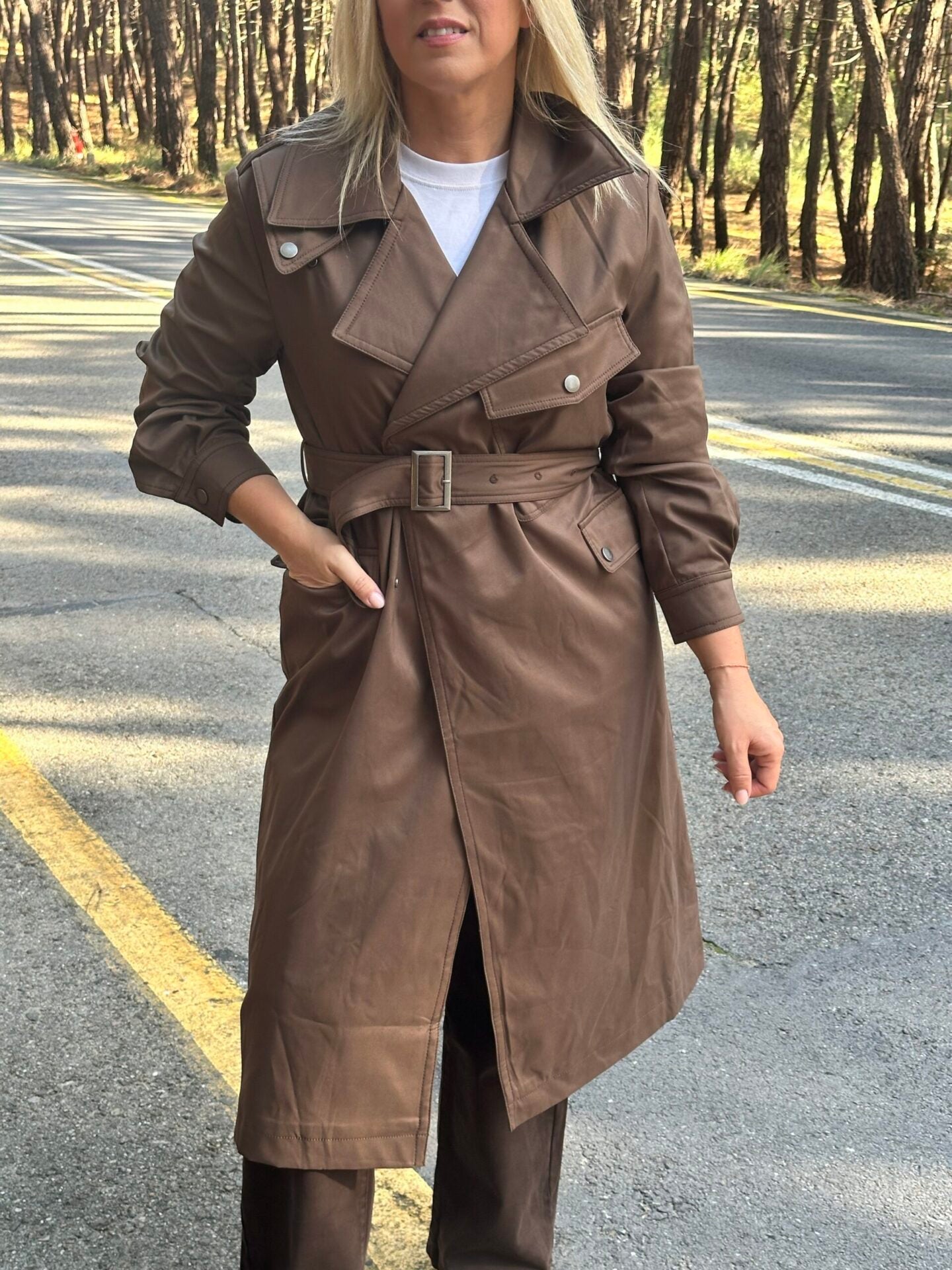 Gabardina Novales Chocolate