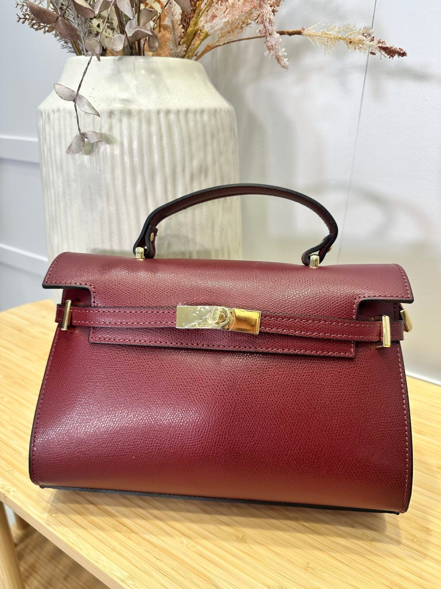 Bolso Treceño Burdeos