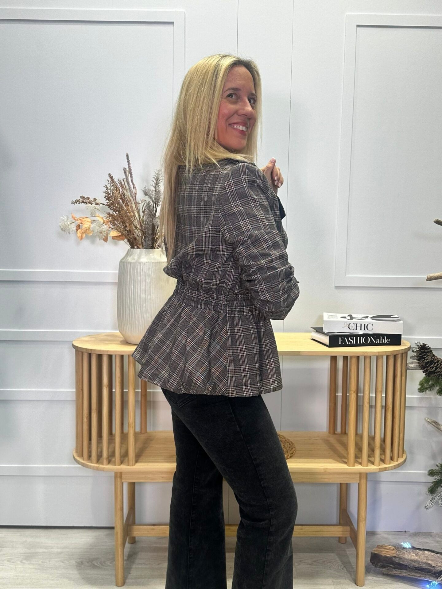 Chaqueta Ajo Peplum