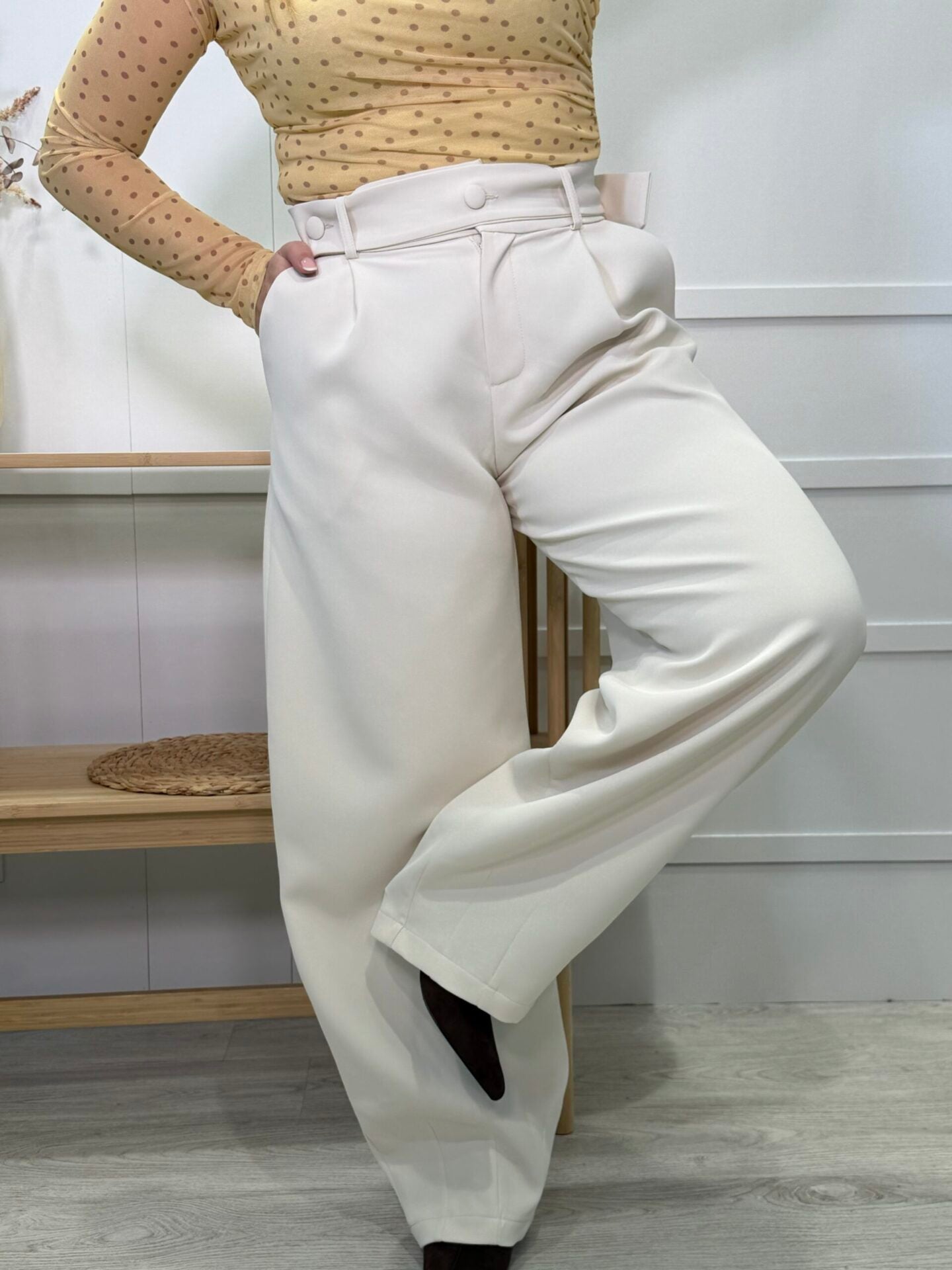 Pantalón Puente Viesgo Beige