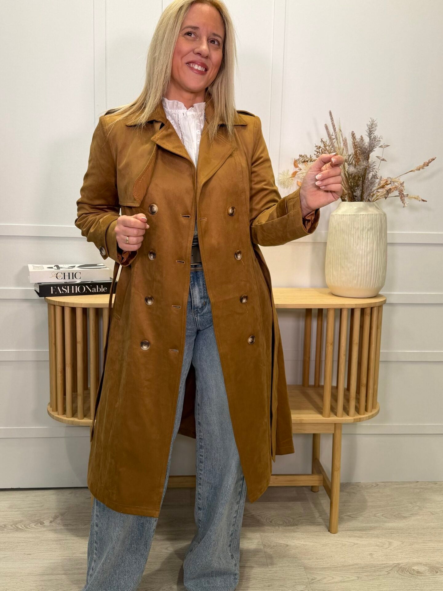Gabardina Tagle Camel