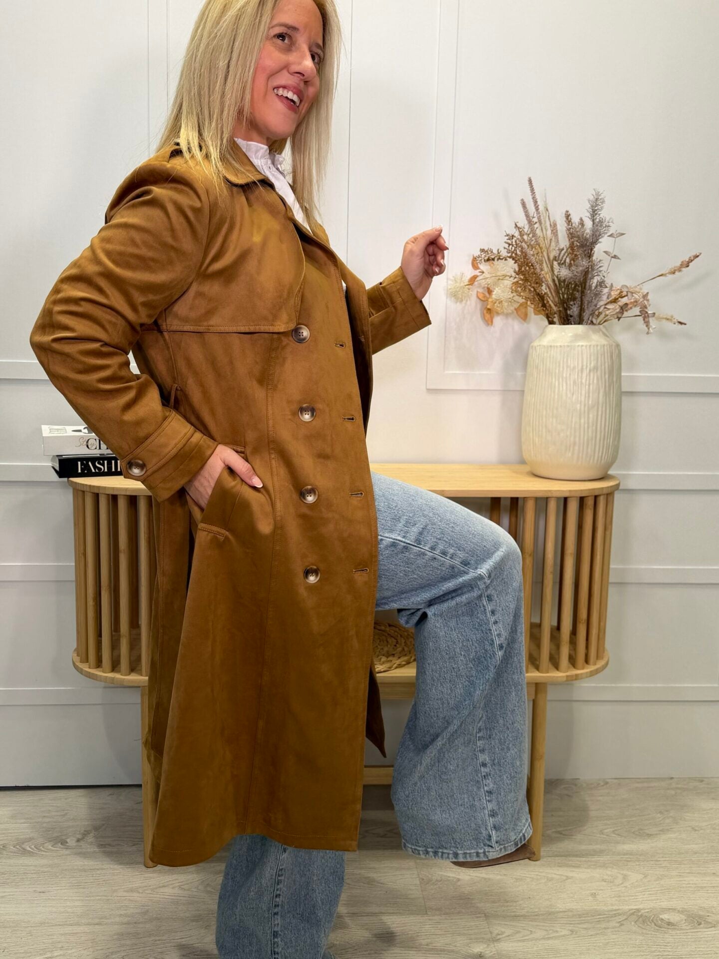 Gabardina Tagle Camel