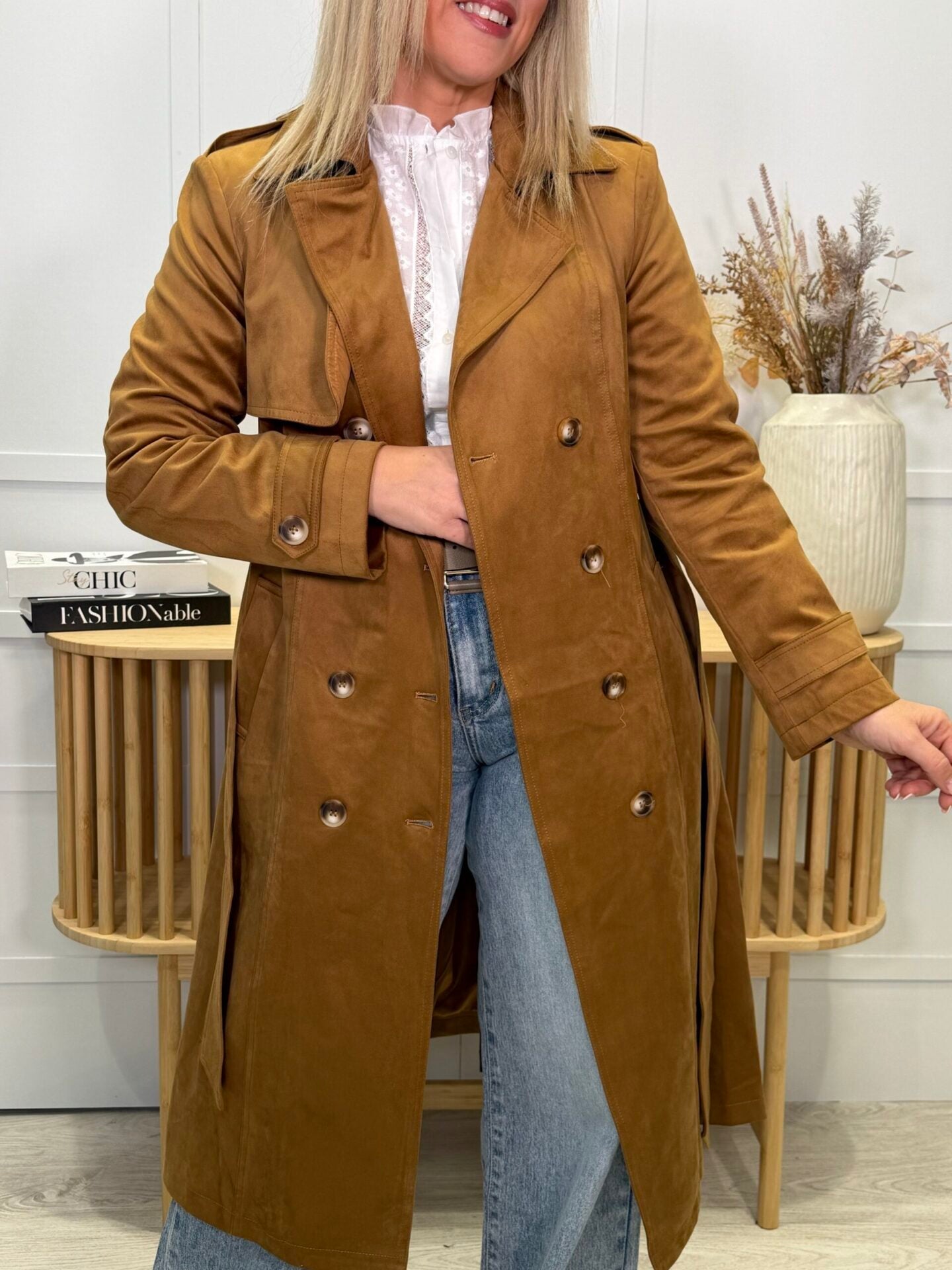 Gabardina Tagle Camel